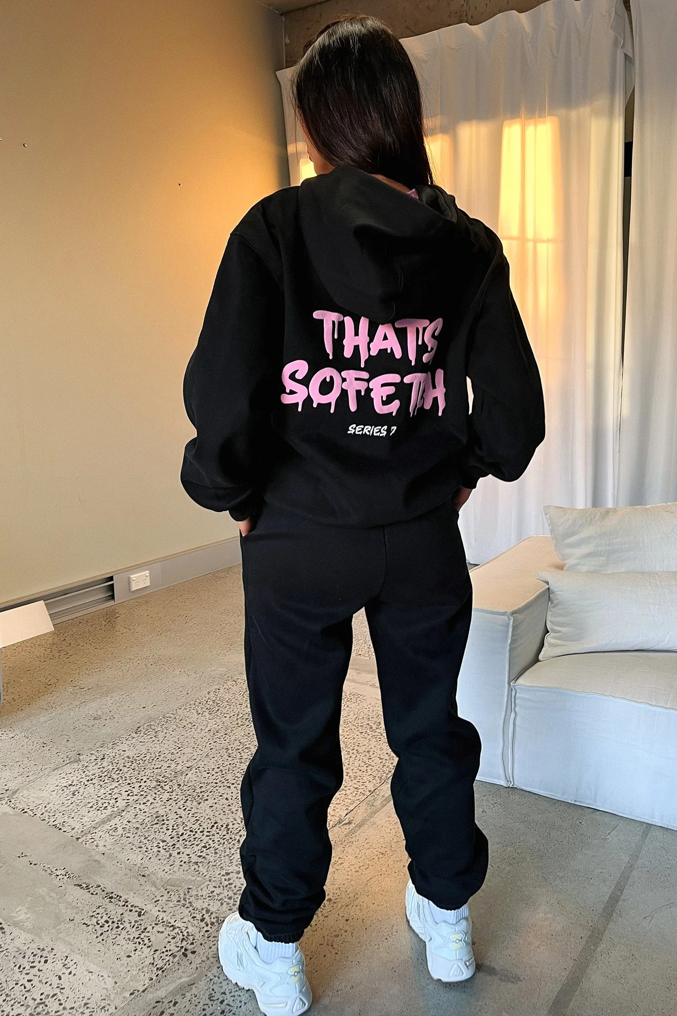Series 7 Sweatpants - Black/Pink - Image 8