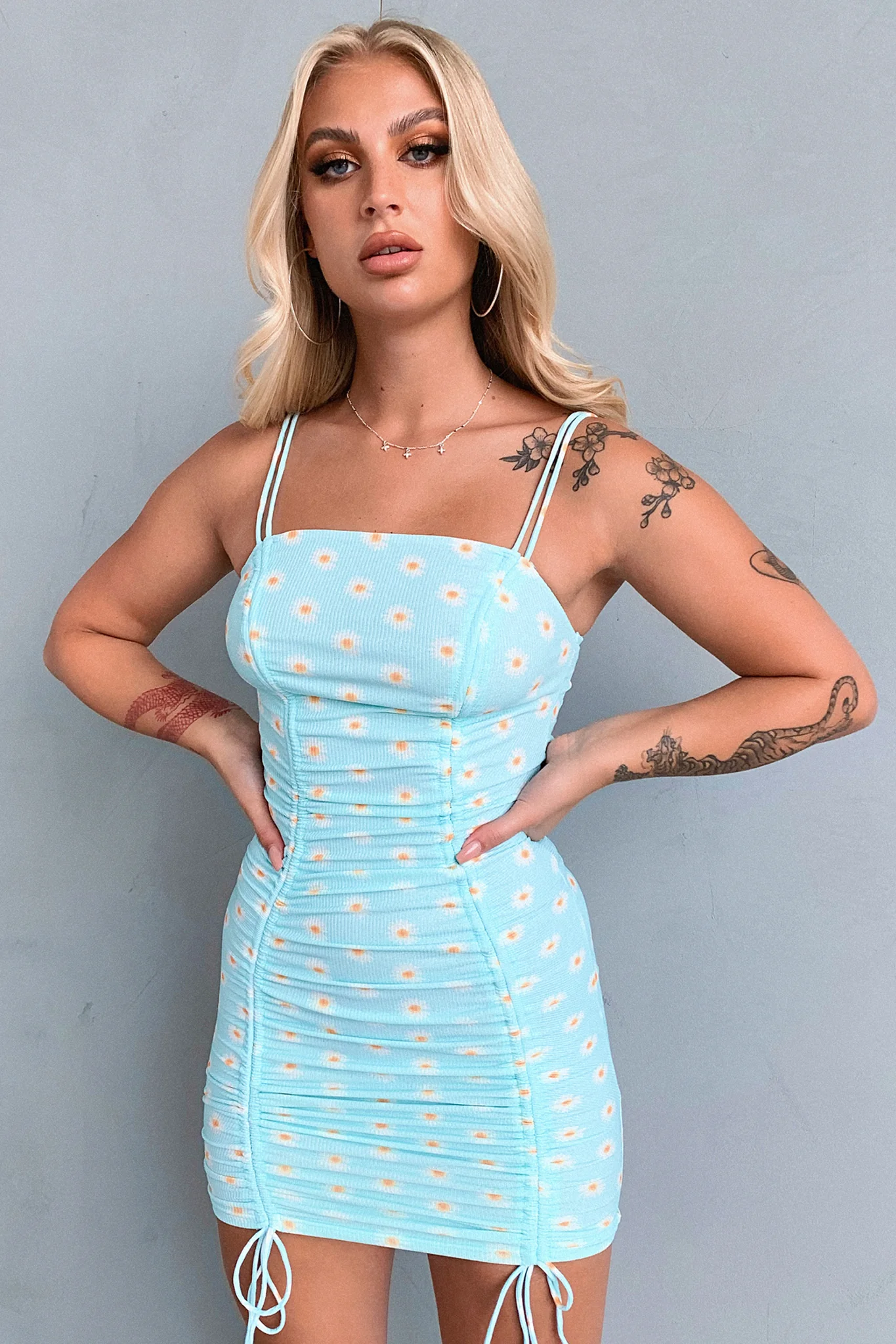 Summah Dress - Blue Floral - Image 3