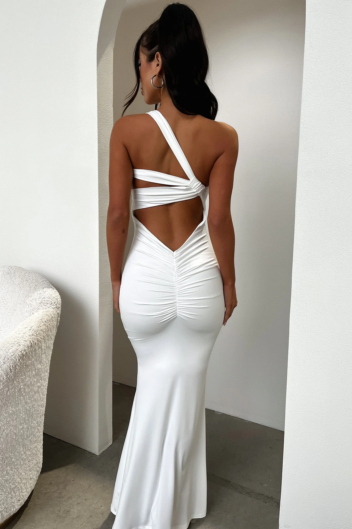 Talisa Maxi Dress - White - Image 5