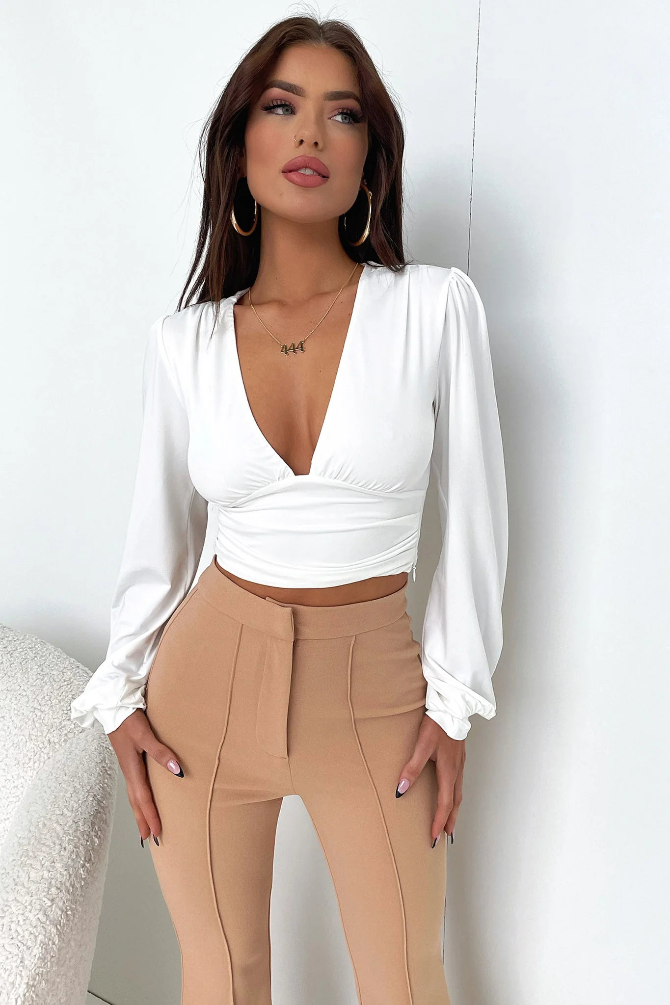 Token Flare Pants - Tan - Image 6
