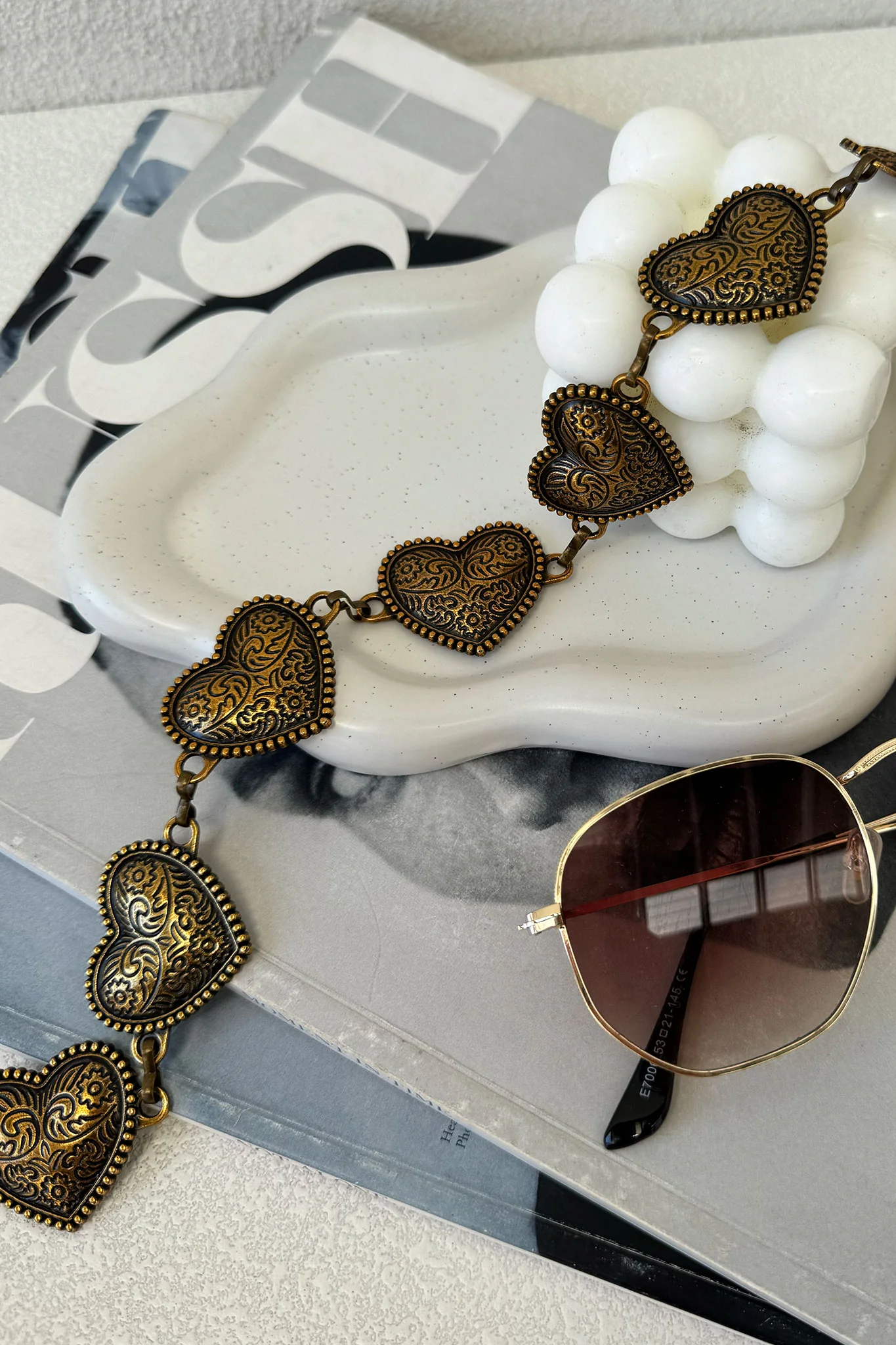 Tough Love Chain Belt - Gold - Image 2