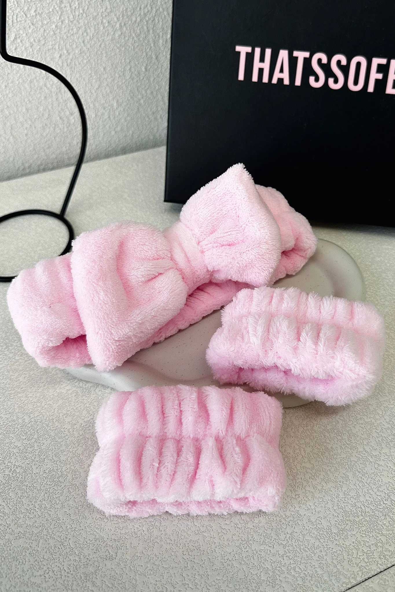 TSF Headband and Wristband Set - Pink - Image 2