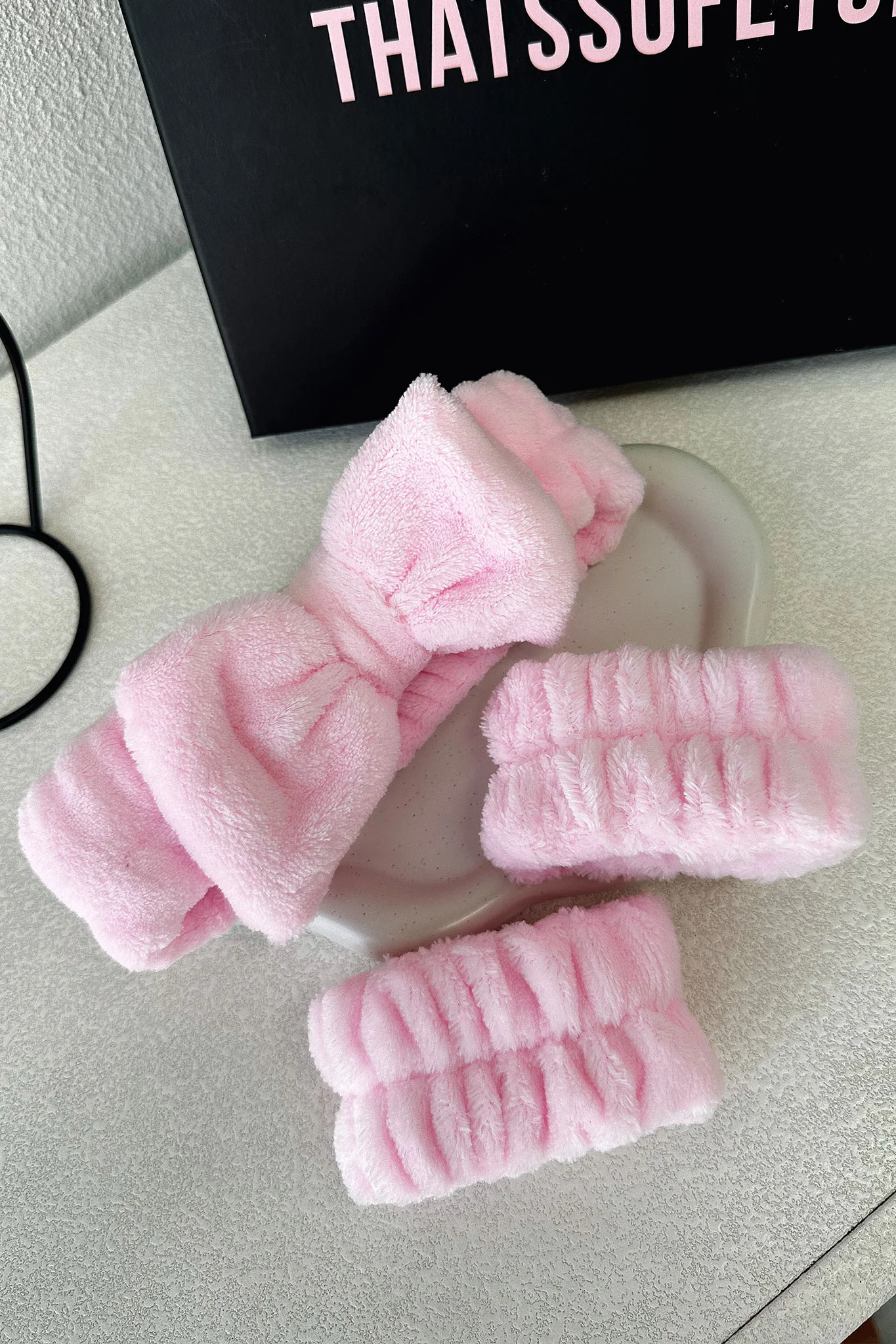 TSF Headband and Wristband Set - Pink - Image 3
