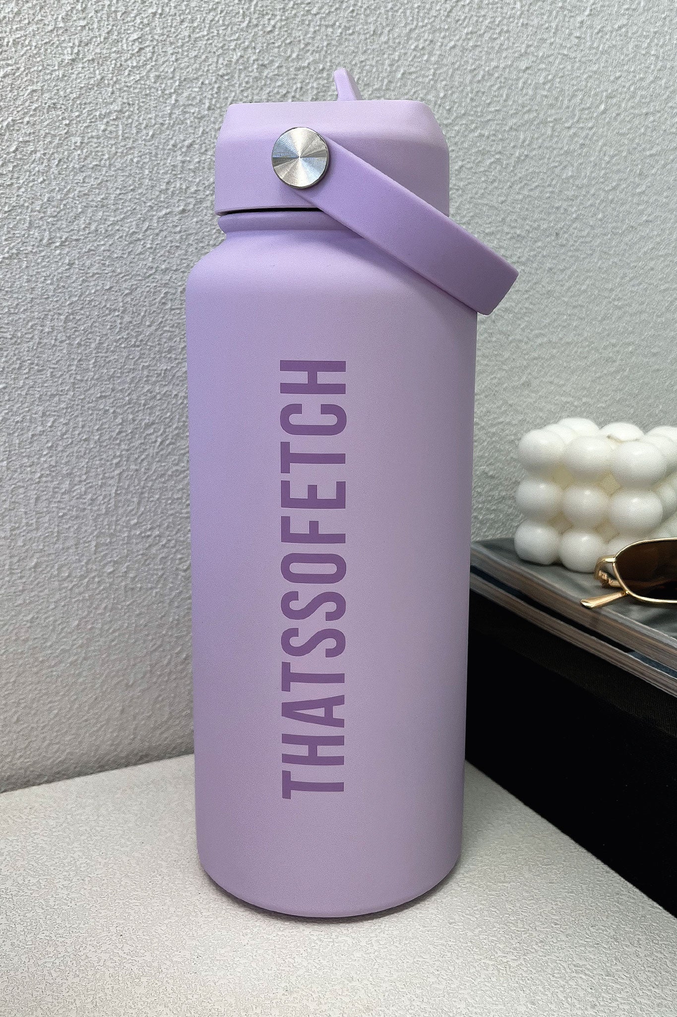 TSF Insulated Drink Bottle 1L - Purple - Image 2