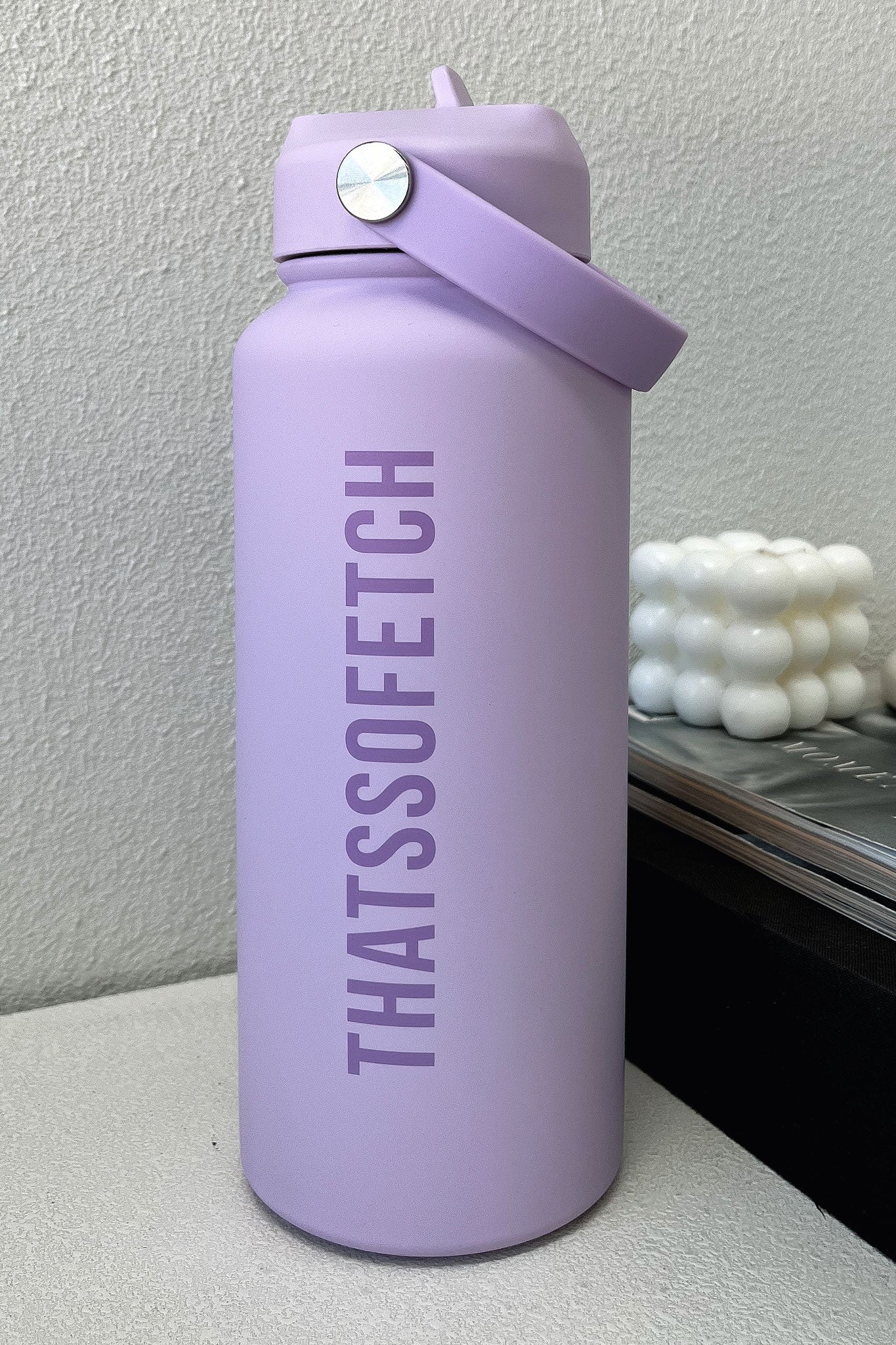 TSF Insulated Drink Bottle 1L - Purple - Image 3