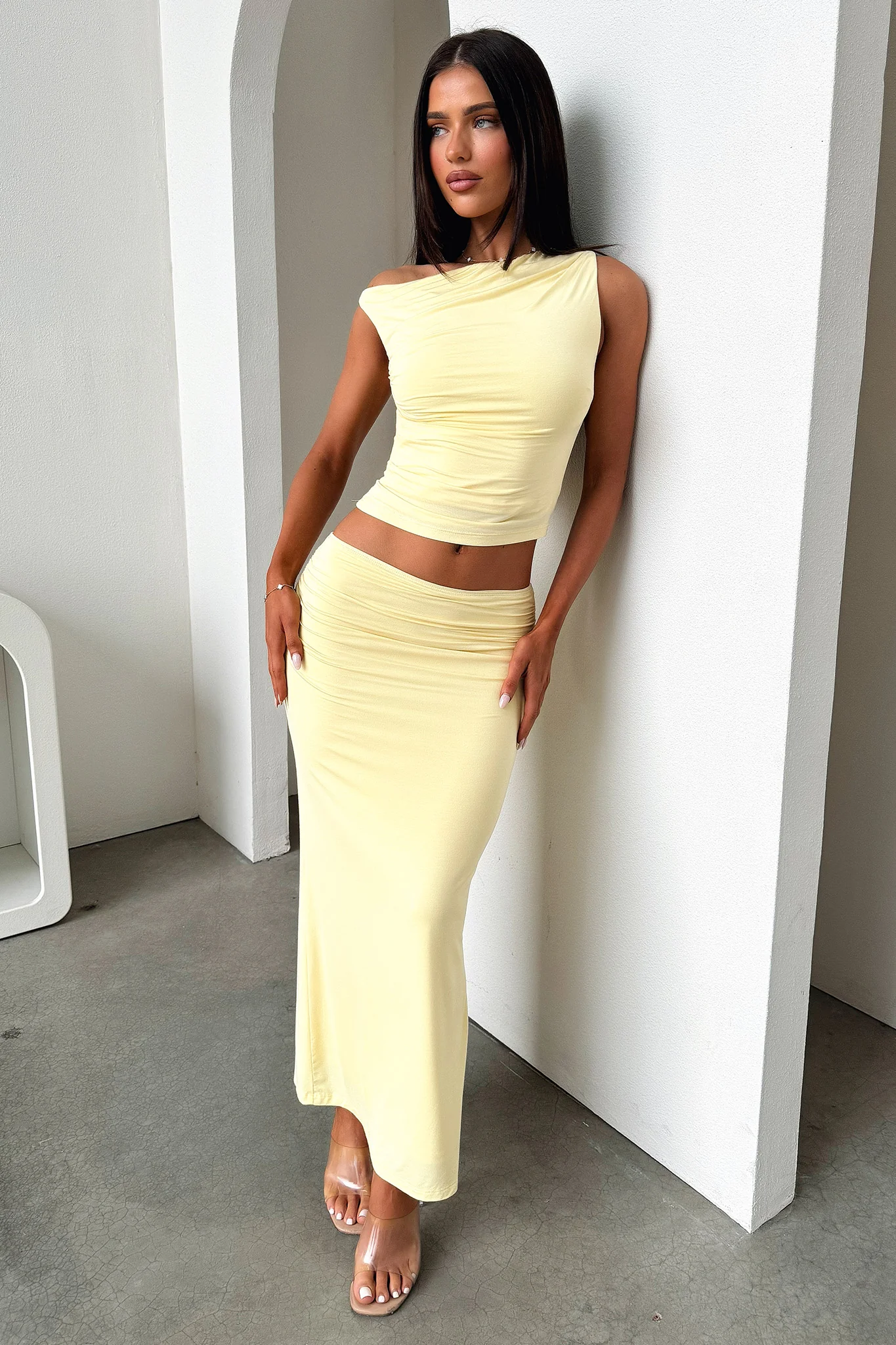 Vamika Maxi Skirt - Yellow - Image 7