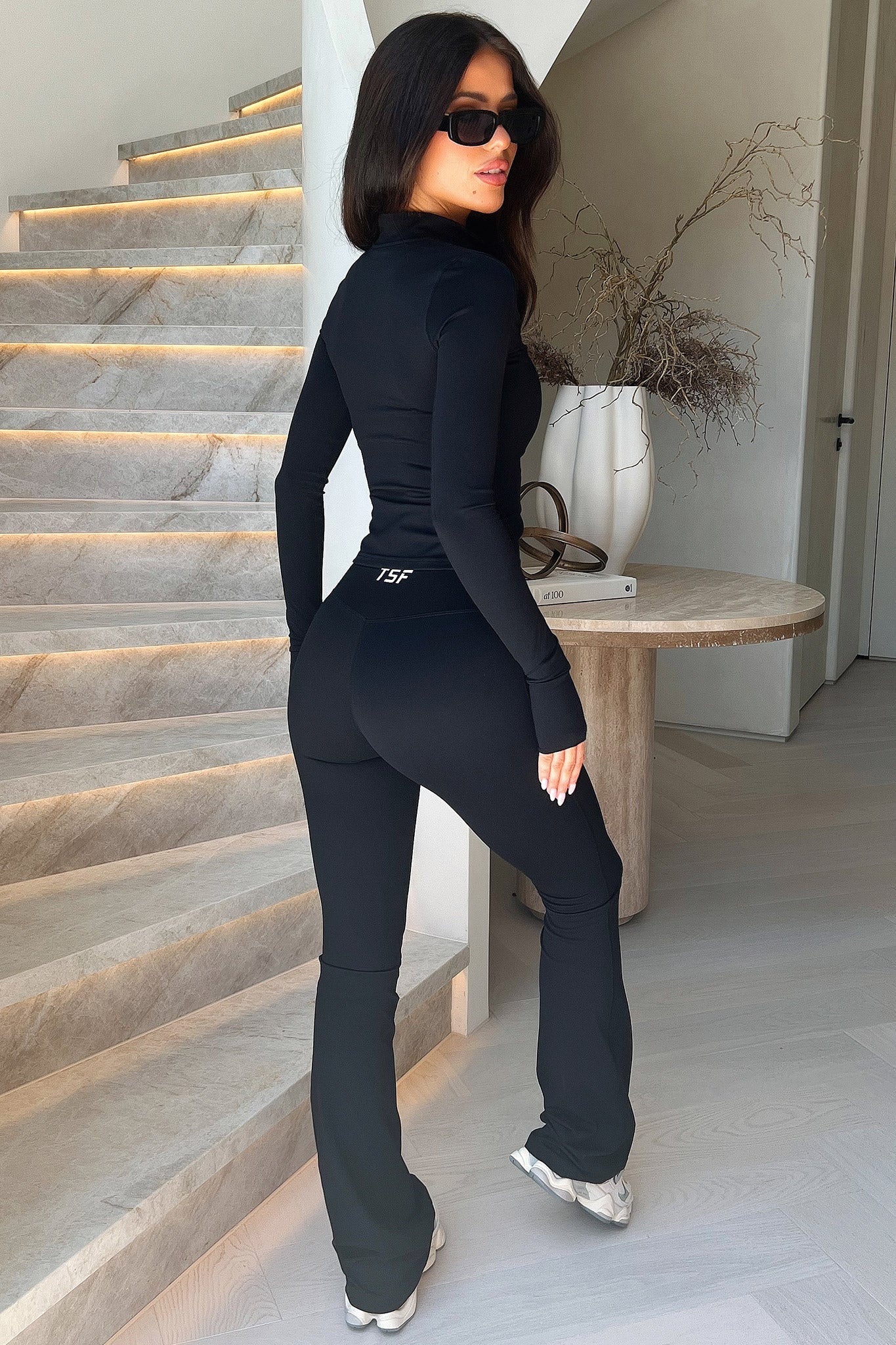 Velocity Flare Tights - Black - Image 8