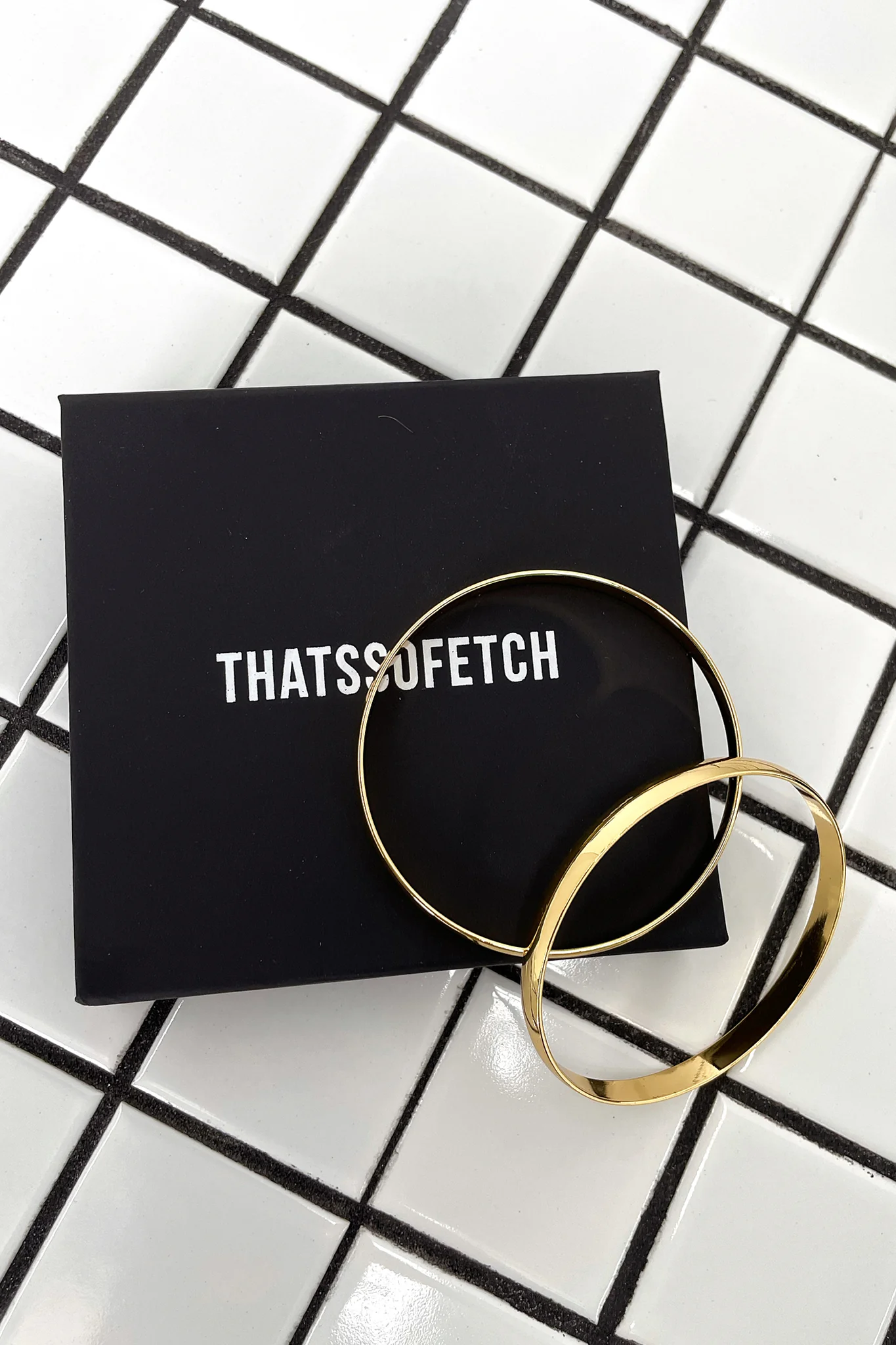 Zamaya 2 Piece Bracelet Set - 18k Gold - Image 5