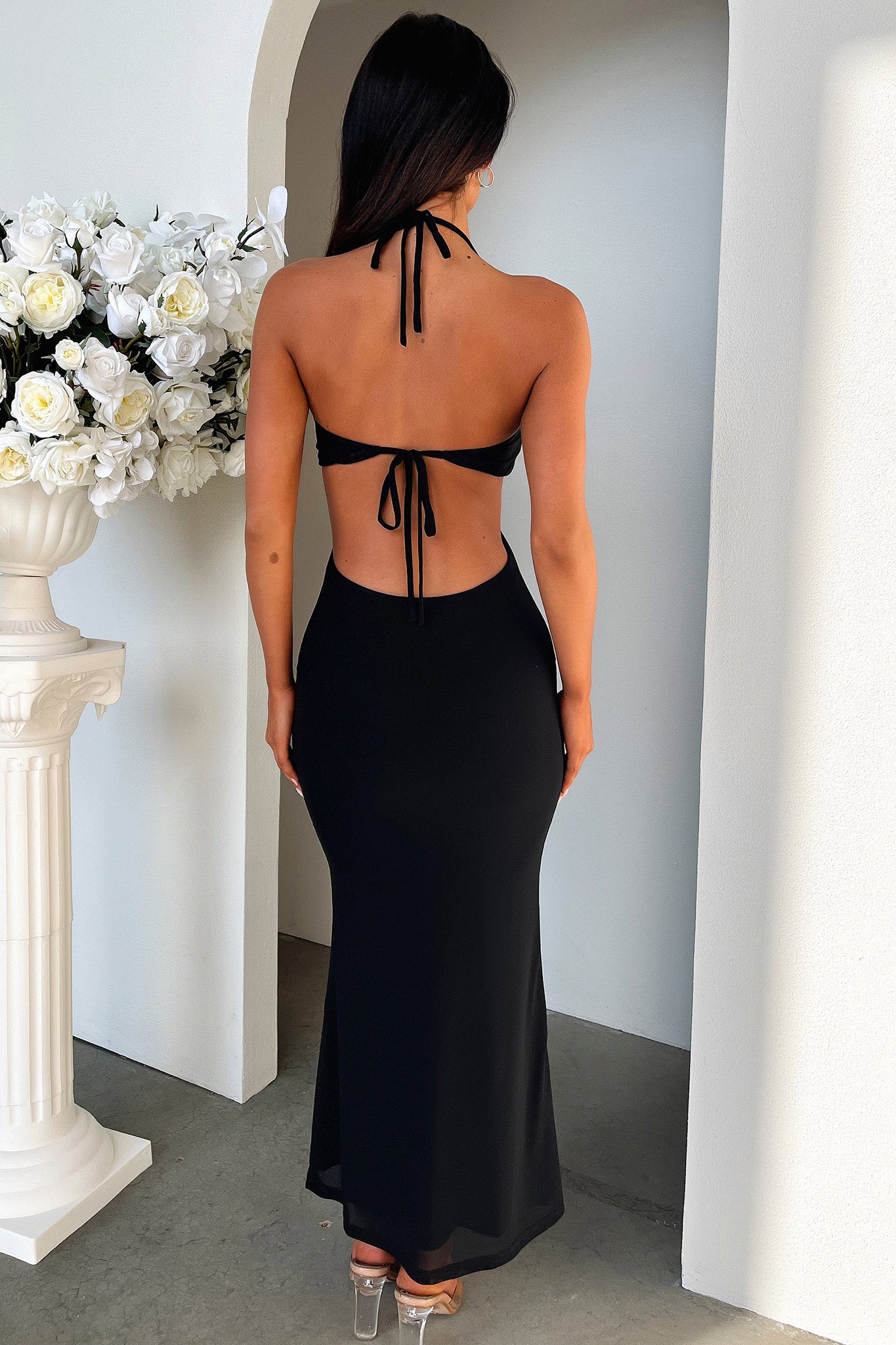 Zaric Maxi Dress - Black - Image 6